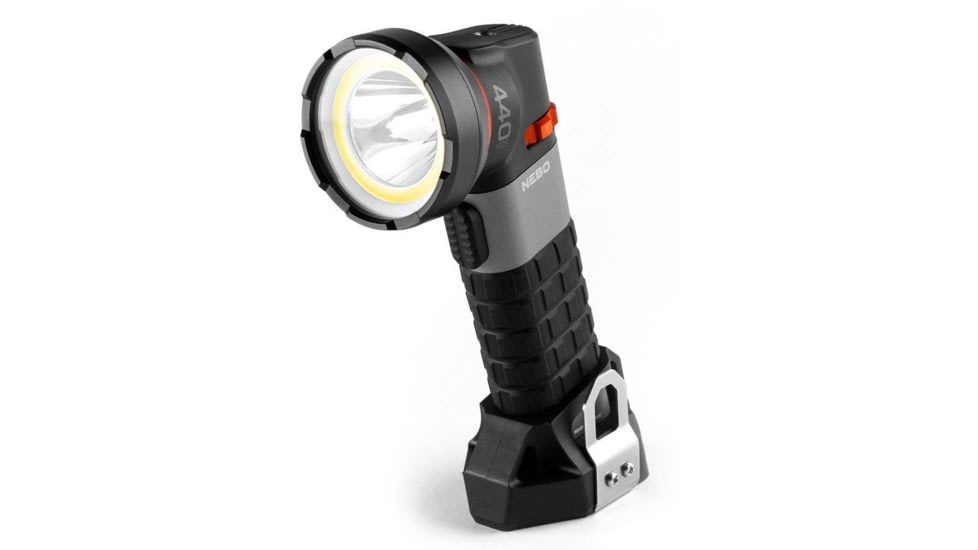 Nebo Luxtreme SL25R Rechargeable 1/4 Mile Spotlight w/ Integrated COB, Black/Grey, NEB-SPT-1004