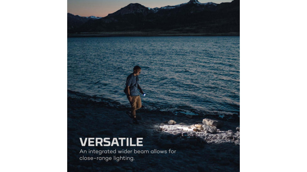 Nebo Luxtreme USB-C Rechargeable Half-Mile Beam Flashlight, Black, NEB-FLT-1008