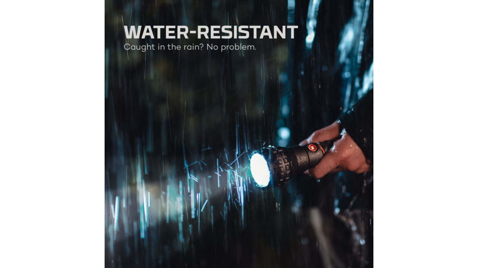 Nebo Luxtreme USB-C Rechargeable Half-Mile Beam Flashlight, Black, NEB-FLT-1008