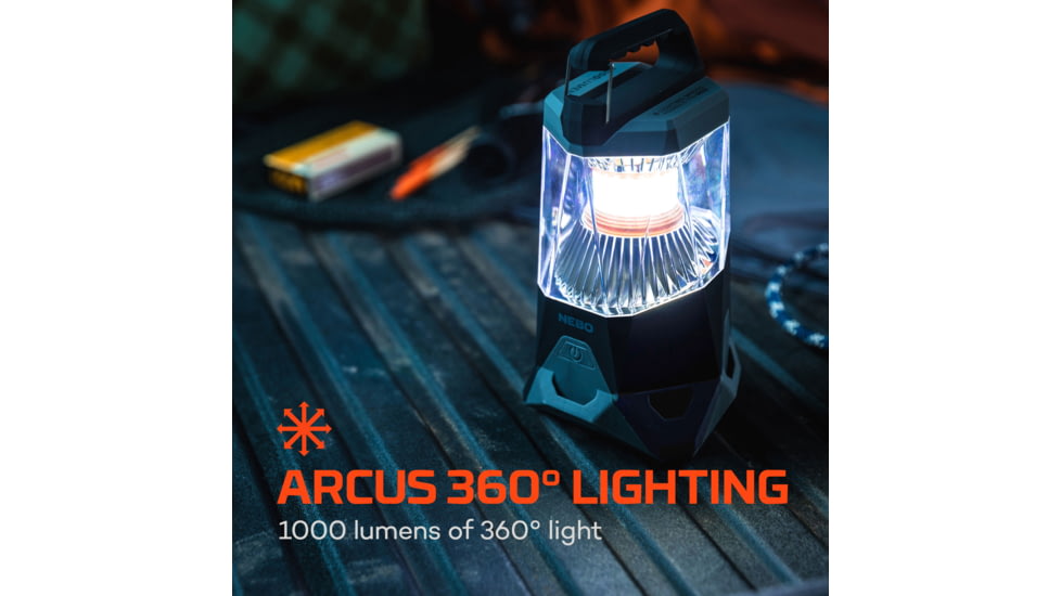 Nebo Galileo 1000 Li-ion 18650 Rechargeable Battery 1000 Lumens LED Lantern