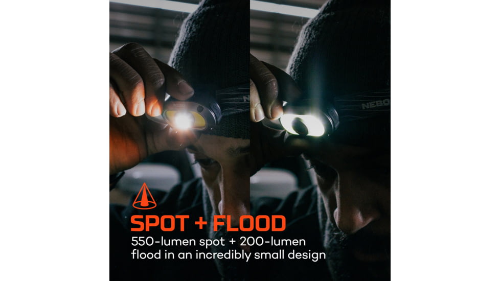 Nebo MYCRO 550+ Lumen LED Headlamp