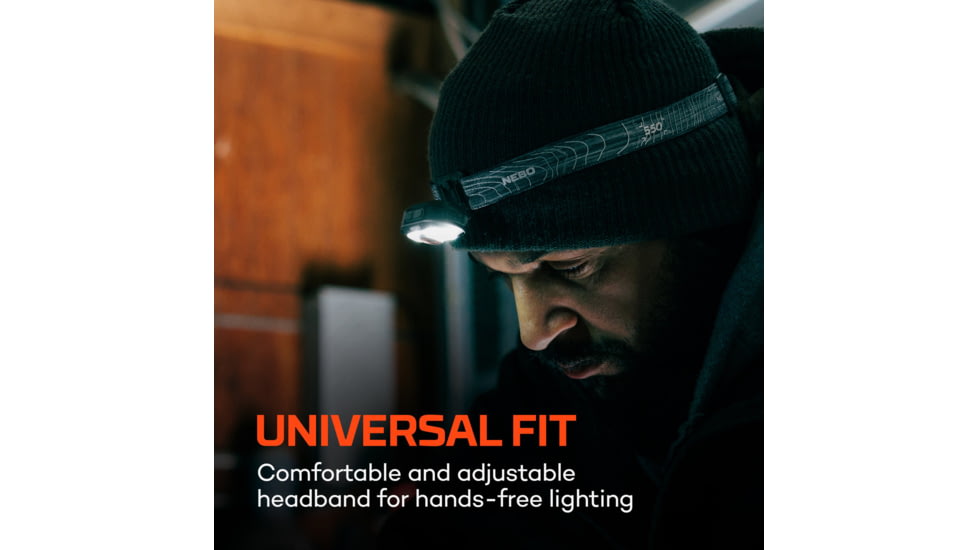 Nebo MYCRO 550+ Lumen LED Headlamp