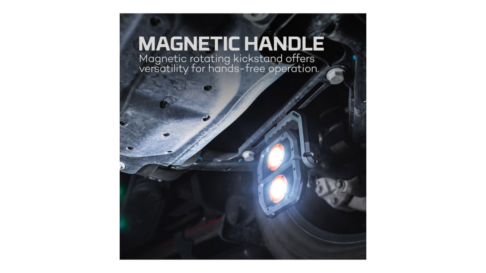 Nebo Omni COB LED Flashlight, Lithium Polymer, White/Red, 3000 Lumens, Black/Orange, NEB-WLT-1008