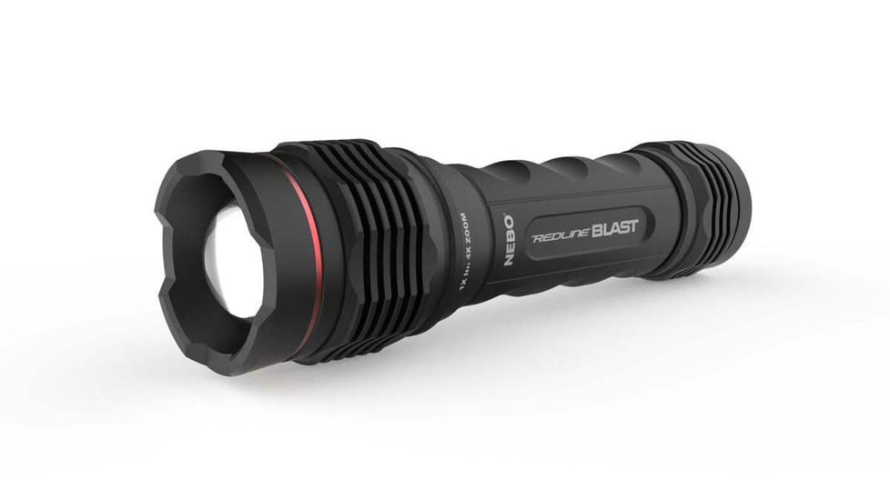 Nebo Redline Blast Bright Waterproof LED Flashlight, Black, NEB-FLT-0006