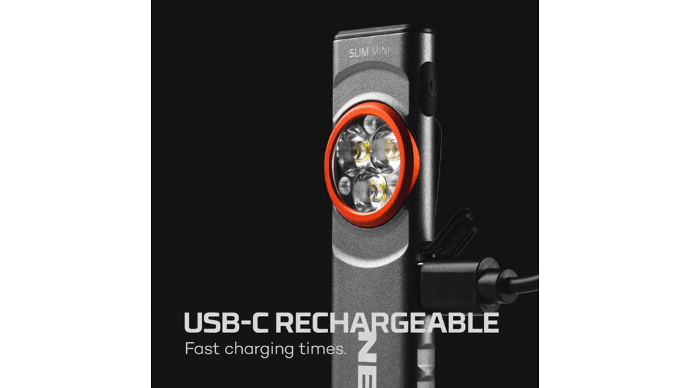 Nebo Slim Min Flashlight, Li-ion Battery, LED, 250 Lumens, NEB-FLT-1042
