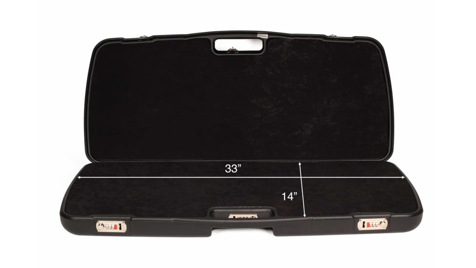 Negrini Compact Tactial Rifle/Shotgun Travel Gun Cases, Black/Black Interior, MOD.9R-TAC/4881