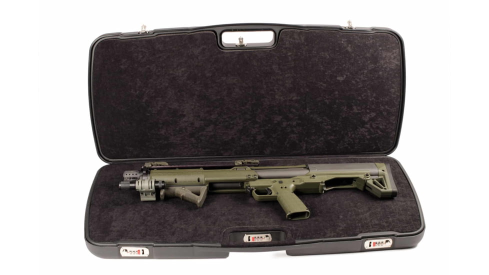 Negrini Compact Tactial Rifle/Shotgun Travel Gun Cases, Black/Black Interior, MOD.9R-TAC/4881