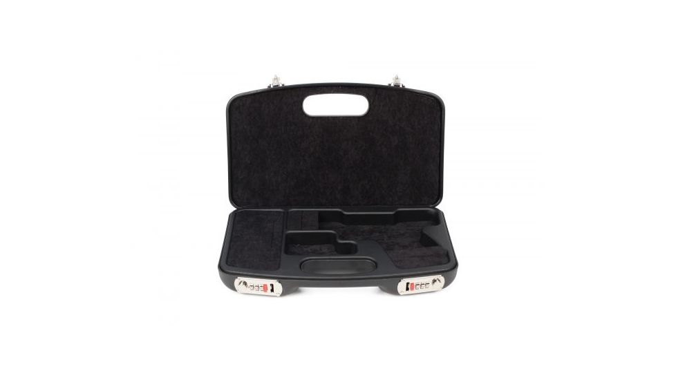 Negrini Dedicated GLOCK Style Handgun Case, Black/Black, L13.75in x W8.25in x D3.875in 2028SR/5511