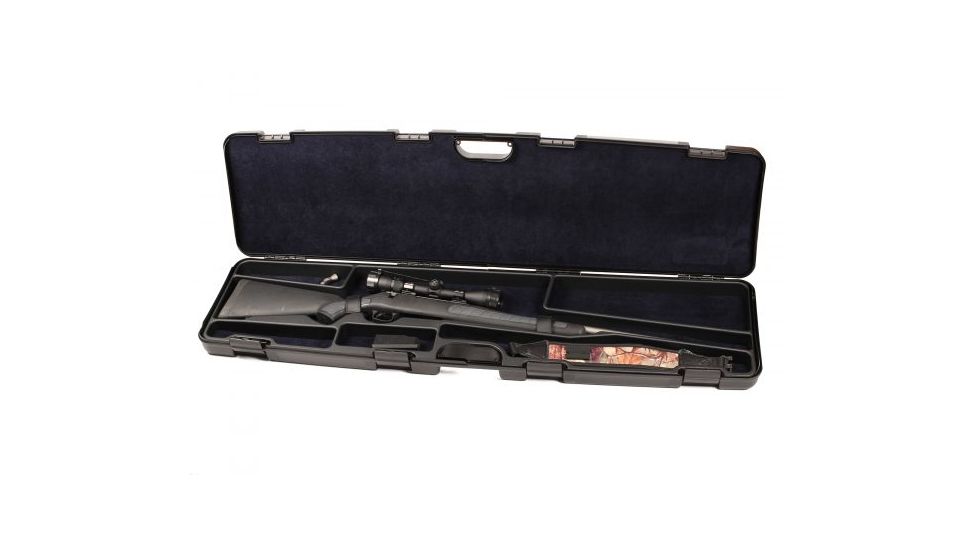 Negrini Hybrid Bolt Action Rifle Case, Black/Blue, L47in x W14.25in x D4.25in 1685ISY/5454