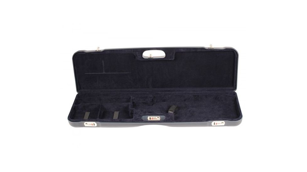 Negrini O/U High Rib Trap/Sporting Combo Shotgun Case, Navy/Navy, L37.125in x H12.75in x D4.25in 1653LR/5038