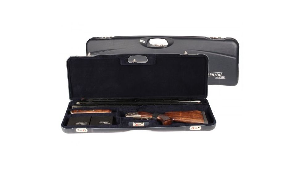 Negrini O/U High Rib Trap/Sporting Combo Shotgun Case, Navy/Navy, L37.125in x H12.75in x D4.25in 1653LR/5038