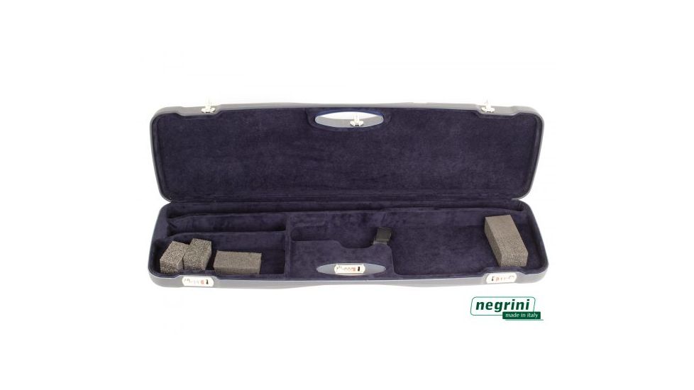 Negrini O/U Sporter Shotgun Case, Navy/Navy, L34.7in x H10.5in x D3.4in 1654LR/5165