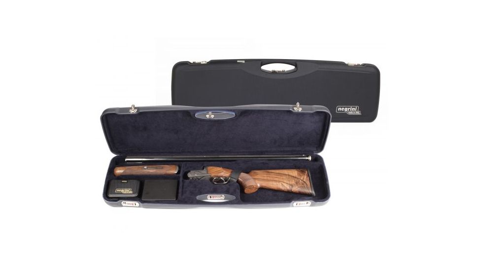 Negrini O/U Sporter Shotgun Case, Navy/Navy, L34.7in x H10.5in x D3.4in 1654LR/5165