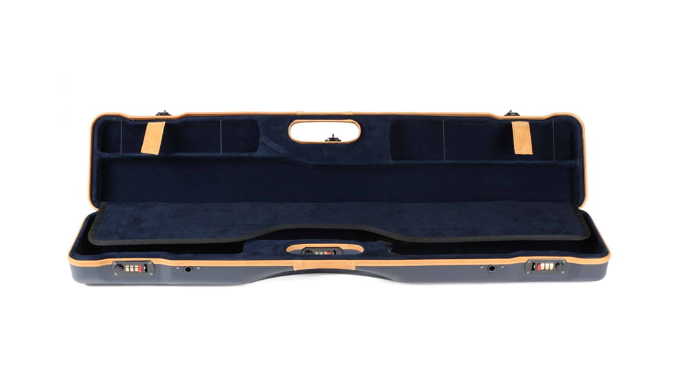 Negrini OU/SXS Deluxe Ultra-Compact Sporter Shotgun Case, Black/Grey, 16407LX/5643