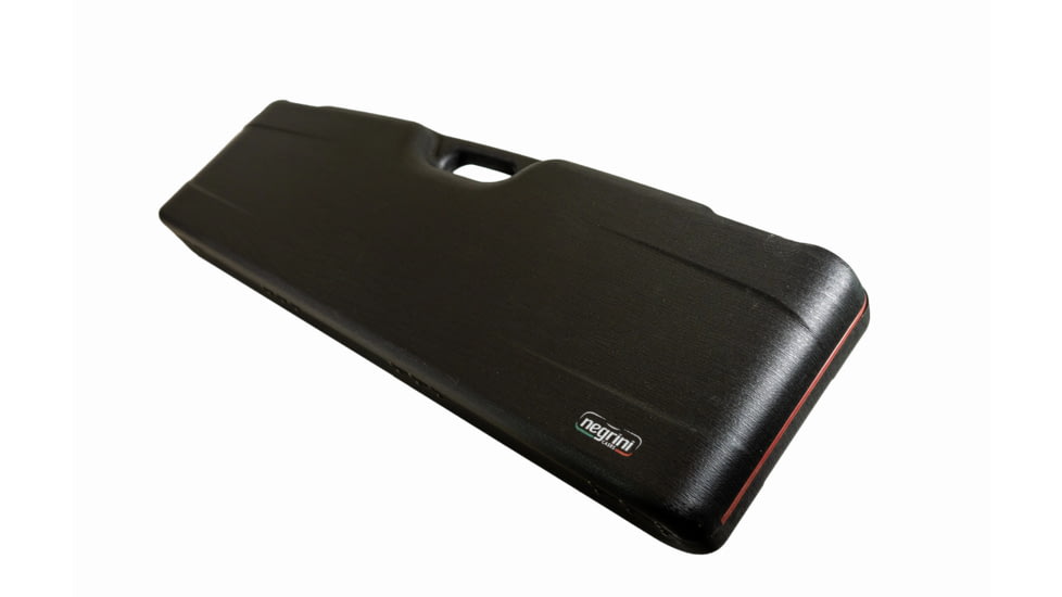 Negrini OU, SXS Hybrid Double Wall Shotgun Case For 2 Barrel Combos w/Chokes, 37in, Black, 1693IS-2C/6894