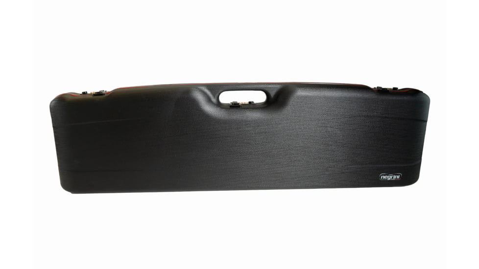 Negrini OU, SXS Hybrid Double Wall Shotgun Case For 2 Barrel Combos w/Chokes, 37in, Black, 1693IS-2C/6894
