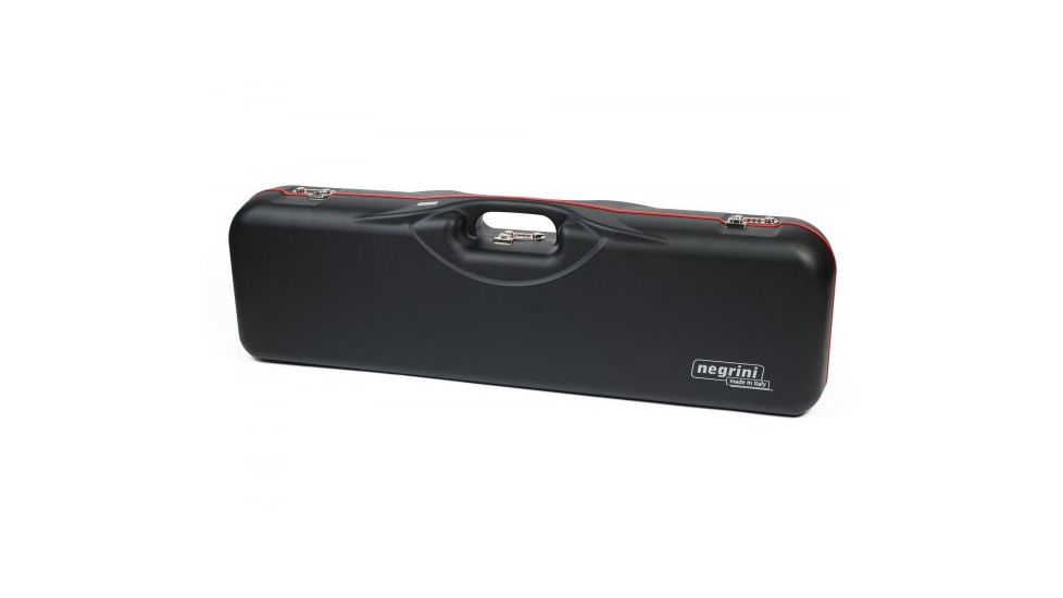 Negrini OU/SxS Shotgun Luggage Case, Black/Red, L35.6in x W10.8in x D5.9in 1646LR-LUG/5290