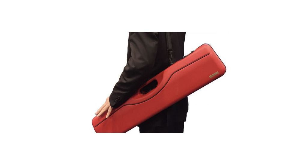 Negrini OU/SxS/Auto/Pump UNICASE Luxury Travel Shotgun Case, Navy Blue/Grey Interior, L37.50in x W7in x D5in 16406LR-UNI/5590