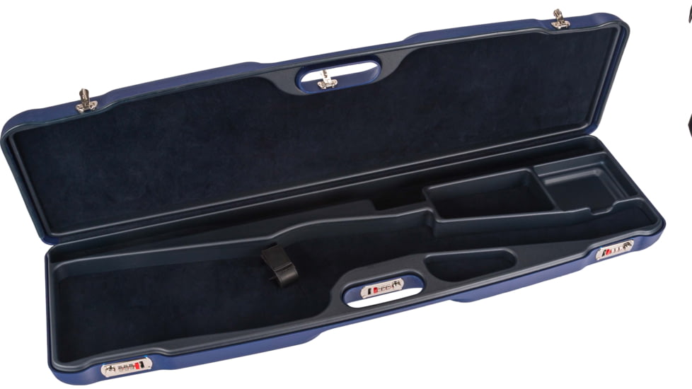 Negrini Semi-Auto Hybrid Double Wall Shotgun Case w/Chokes, 37in, Cobalt Blue, 1693iA/6896