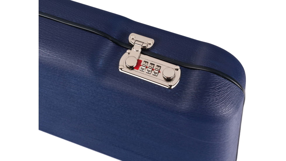Negrini Semi-Auto Hybrid Double Wall Shotgun Case w/Chokes, 37in, Cobalt Blue, 1693iA/6896