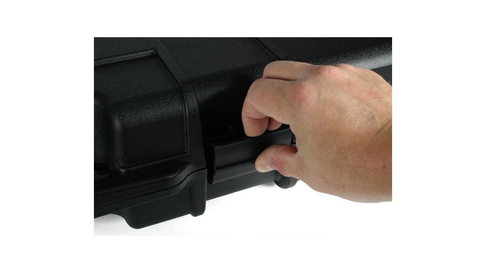 Negrini Tactical Die-Cut Rifle Case, Black/Black, L46,25in x W13,25in x D5,5in 1640C-ISY