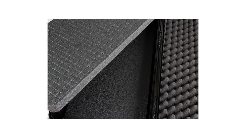 Negrini Tactical Die-Cut Rifle Case, Black/Black, L46,25in x W13,25in x D5,5in 1640C-ISY