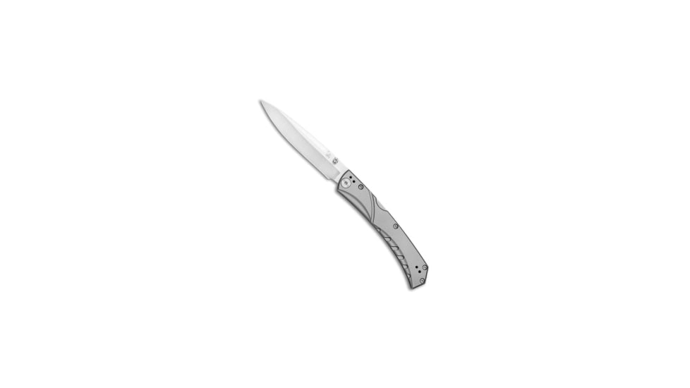Nemesis Nemesis Knives MPR-1 Lockback Knife Titanium 3.4" Satin NK-19, Gray, VG10, adult, BHQ-77529