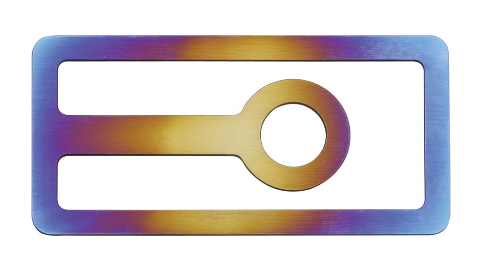 Nemesis Titanium Money Clip, 2.5in. x 1.25in. NE17