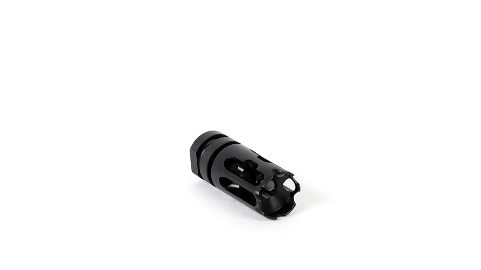 NEMO Arms Builder Muzzle Compensator, .223/5.56mm, 1/2x28TPI, Bead Blasted w/ Black Oxide, Black, NBS-556-Comp-T3S