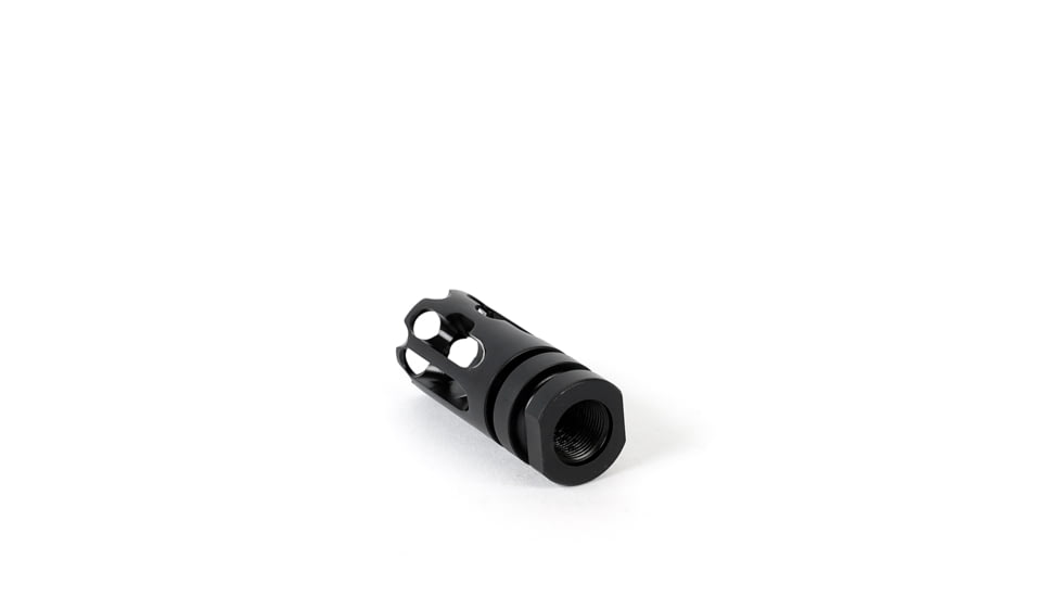 NEMO Arms Builder Muzzle Compensator, .223/5.56mm, 1/2x28TPI, Bead Blasted w/ Black Oxide, Black, NBS-556-Comp-T3S