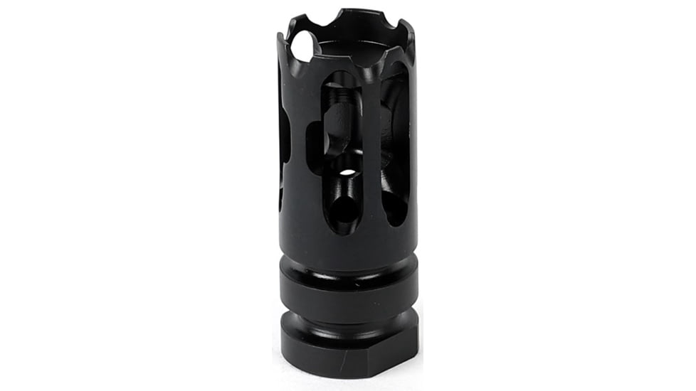 NEMO Arms Builder Muzzle Compensator, .223/5.56mm, 1/2x28TPI, Bead Blasted w/ Black Oxide, Black, NBS-556-Comp-T3S