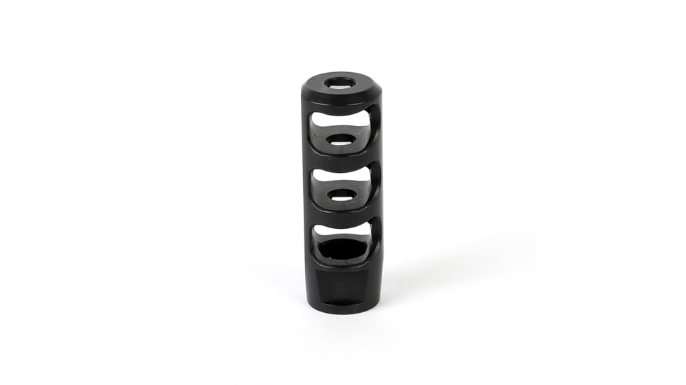 NEMO Arms Builder Series TC-1 Muzzle Brake, .30 Carbine/7.62mm, 5/8x24, Oxide, Black, NBP-30C-MB-TCS