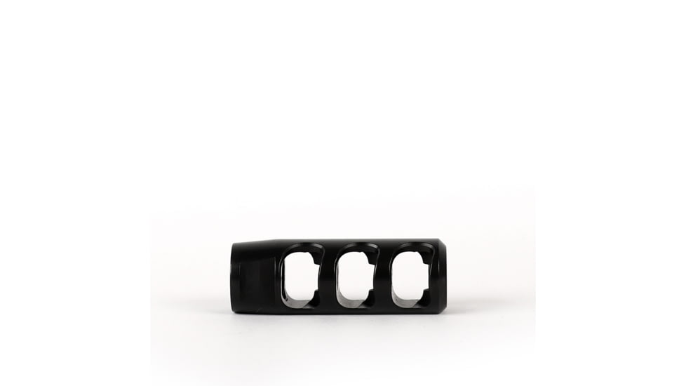 NEMO Arms Builder Series TC-1 Muzzle Brake, .30 Carbine/7.62mm, 5/8x24, Oxide, Black, NBP-30C-MB-TCS