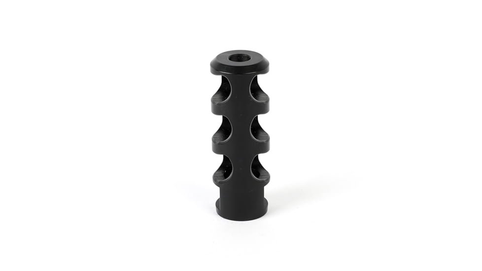 NEMO Arms Builder Series TC-1 Muzzle Brake, .30 Carbine/7.62mm, 5/8x24, Oxide, Black, NBP-30C-MB-TCS