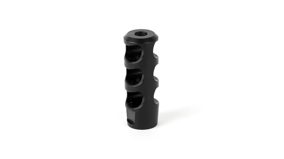 NEMO Arms Builder Series TC-1 Muzzle Brake, .30 Carbine/7.62mm, 5/8x24, Oxide, Black, NBP-30C-MB-TCS