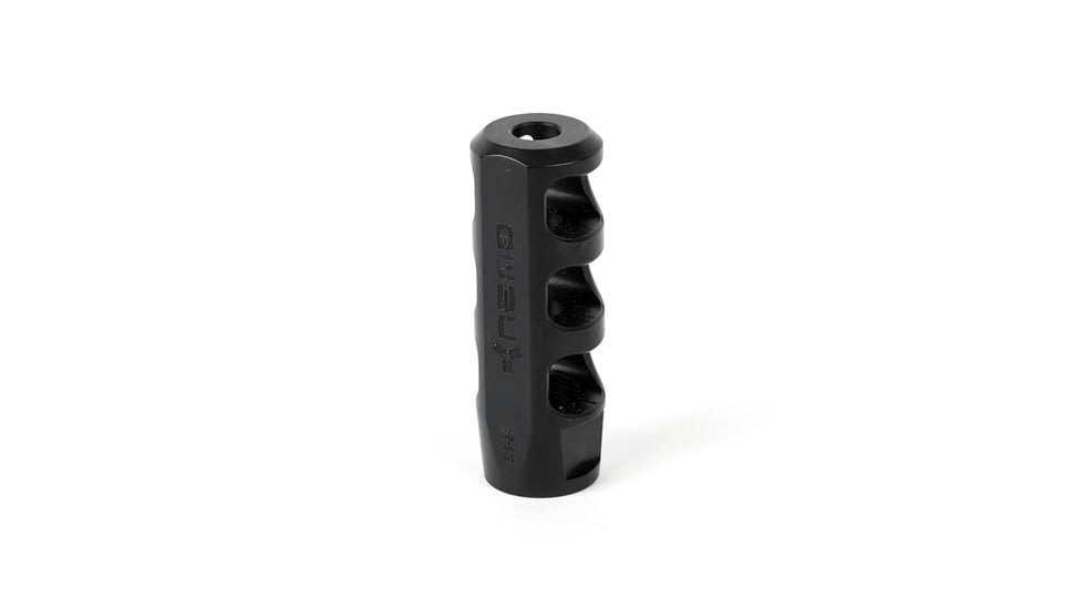 NEMO Arms Builder Series TC-1 Muzzle Brake, .30 Carbine/7.62mm, 5/8x24, Oxide, Black, NBP-30C-MB-TCS