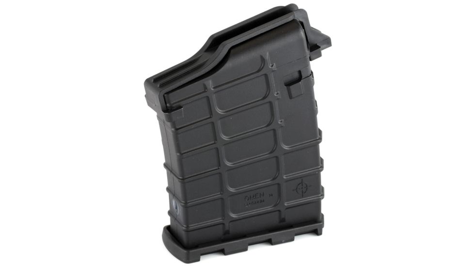 NEMO Arms NEMO Omen 300 Win Polymer Enhanced Follower Standard Length Magazine Body w/ 10-Round Limiter Installed Magazine, Black, MGNEMOMN-LC110-2
