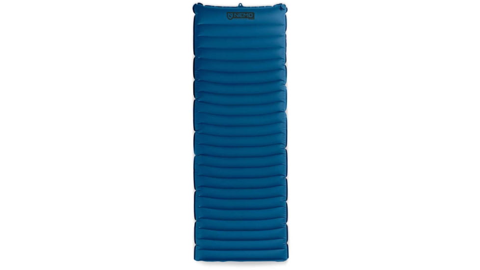 NEMO Equipment Quasar 3D Insulated Sleeping Pad, Bluebird, Regular Wide, 811666033178