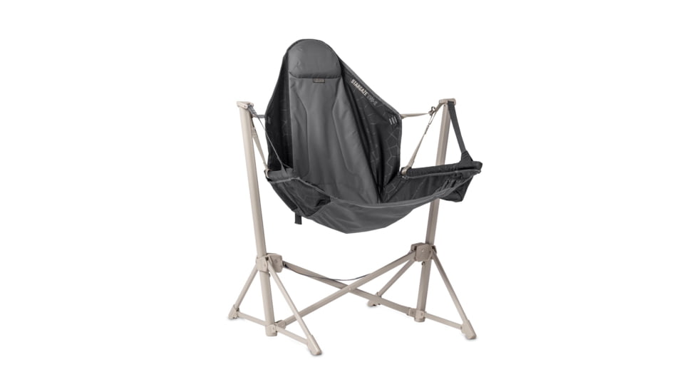 NEMO Equipment Stargaze EVO-X Folding Reclining Camp Chair, Goodnight Black, 811666036254
