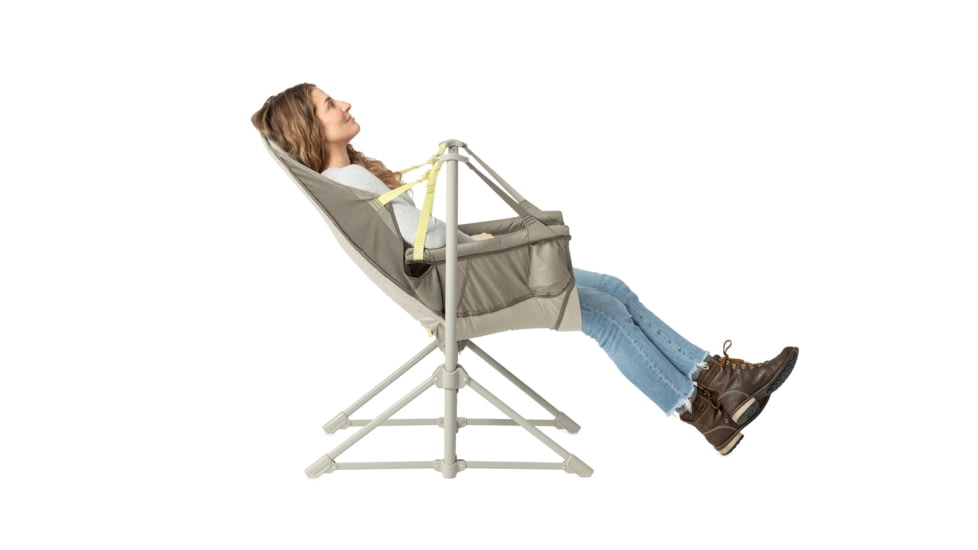 NEMO Equipment Stargaze EVO-X Folding Reclining Camp Chair, Smokey Olive, 811666036261