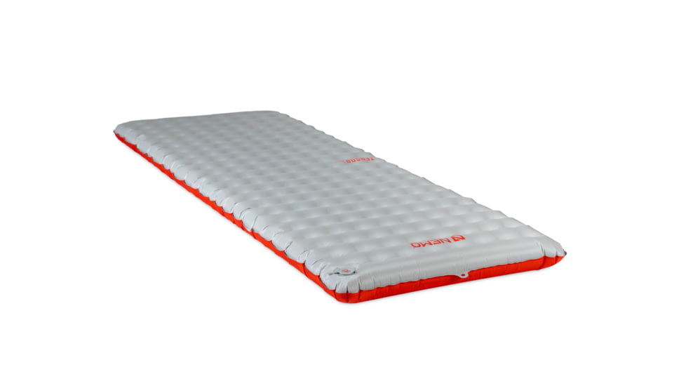 NEMO Equipment Tensor All-Season Sleeping Pad, Blade/Spicy Orange, Regular Wide, 811666035189