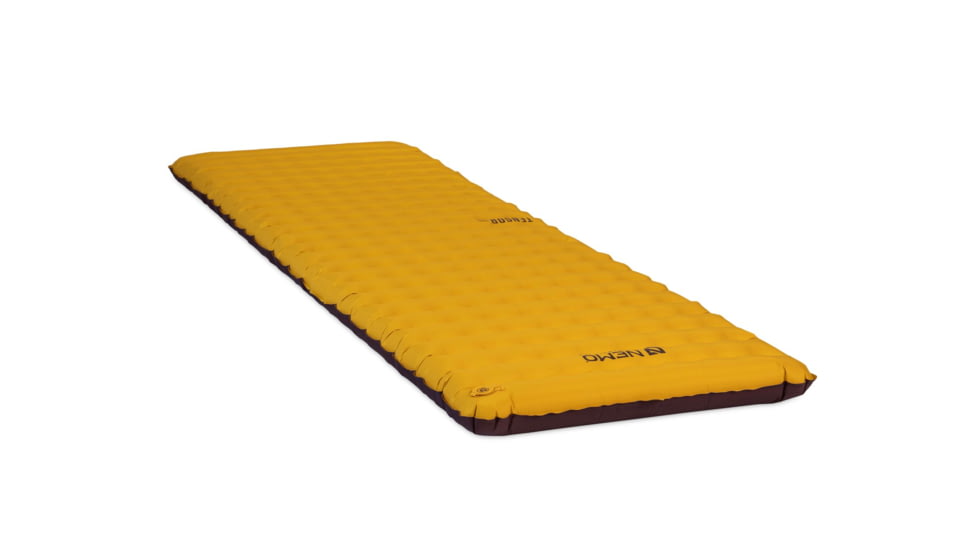 NEMO Equipment Tensor Trail Sleeping Pad, Mango/Huckleberry, Long Wide, 811666032300