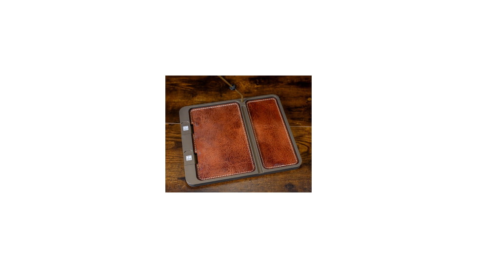 Neo Mag Leather Bottom EDC Tray - Burnt Bronze, Antique Brown Leather, Yes, LGTRAY-BB-ABL-YES