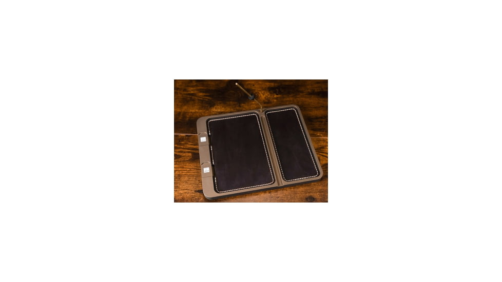 Neo Mag Leather Bottom EDC Tray - Burnt Bronze, Crazy Horse Leather, Yes, LGTRAY-BB-CHL-YES