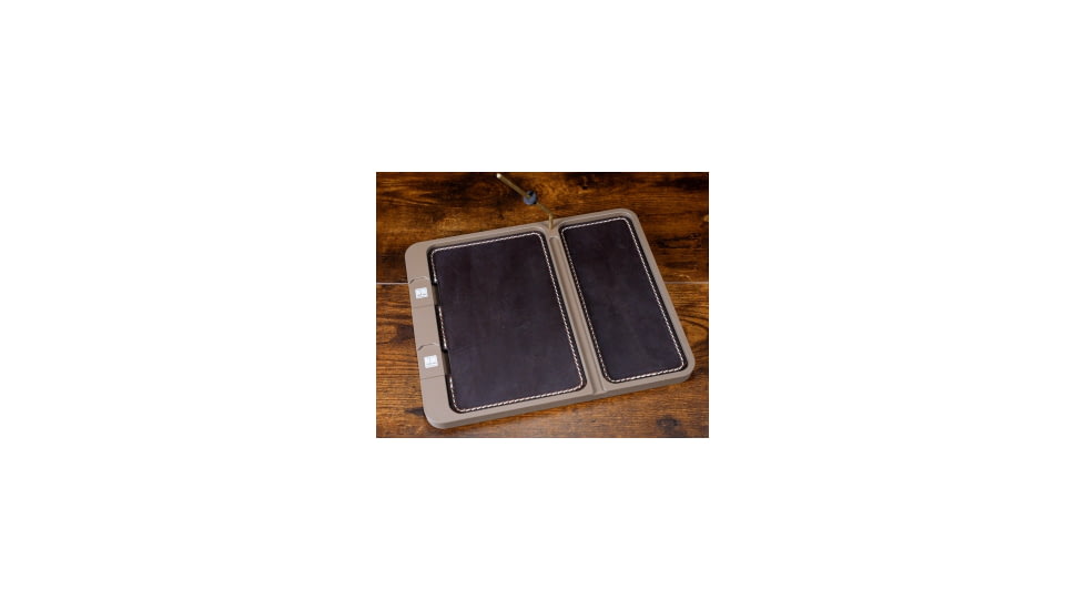 Neo Mag Leather Bottom EDC Tray - FDE Tray, Crazy Horse Leather, Yes, LGTRAY-FDE-CHL-YES