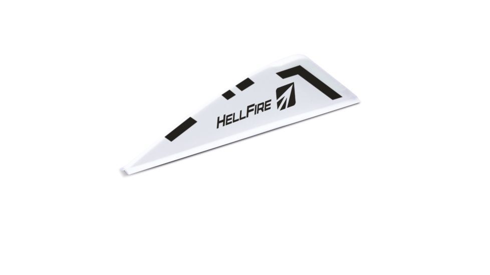 New Archery Products Hellfire 2in Vane, 12White/24Orange, 36 Pack, White/Orange NAP-60-079