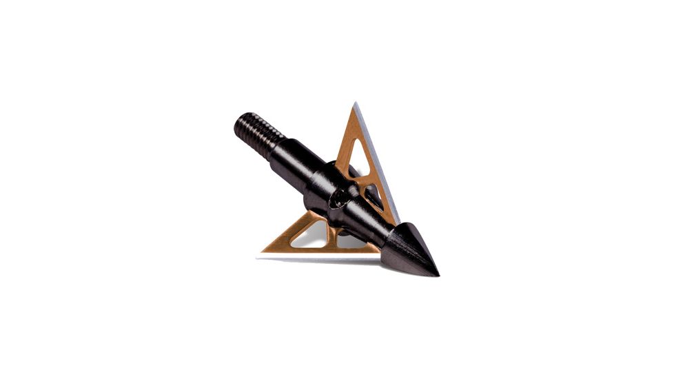 New Archery Products Thunde/Right Handead Nitro Broadhead 100 grain, Black, Pack of 3, 60-036