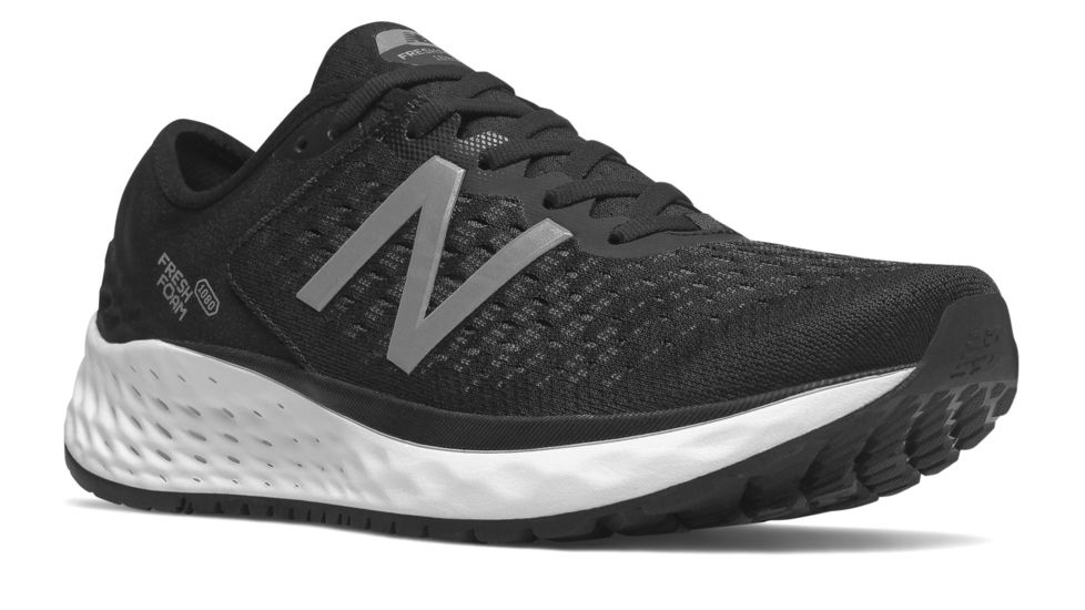 New Balance Fresh Foam 1080v9 Road Running Shoes - Womens, Black/White, Medium, 6.5 US, W1080BK9 B 065