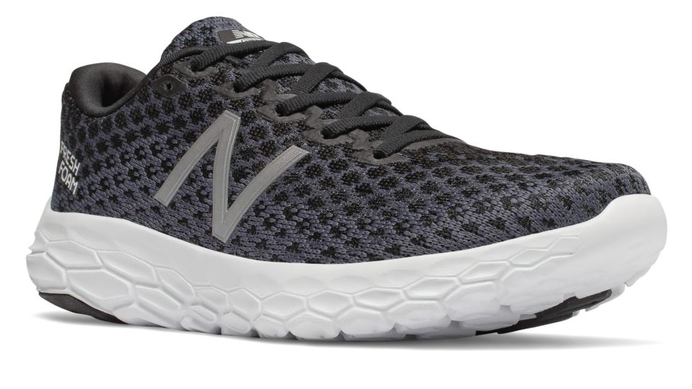 New Balance Fresh Foam Beacon Road Running Shoes - Women's, Black/Magnet/White, Standard, 8.5 US, WBECNBK B 085