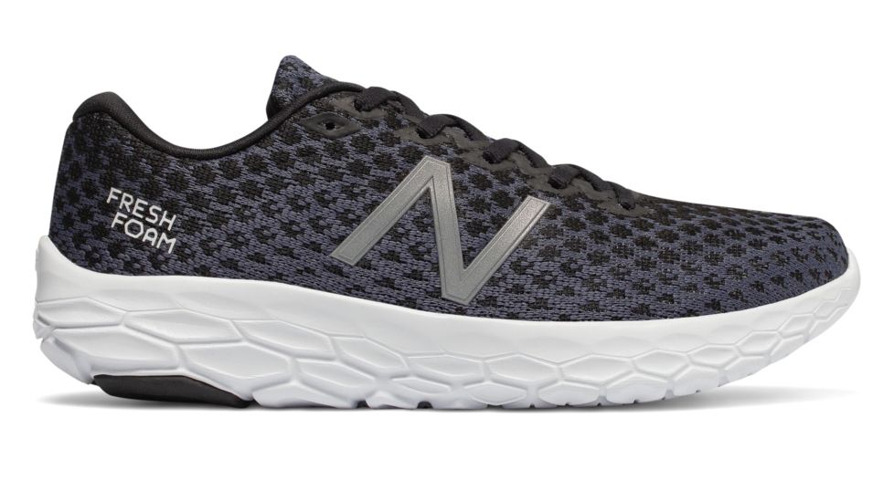 New Balance Fresh Foam Beacon Road Running Shoes - Women's, Black/Magnet/White, Standard, 8.5 US, WBECNBK B 085